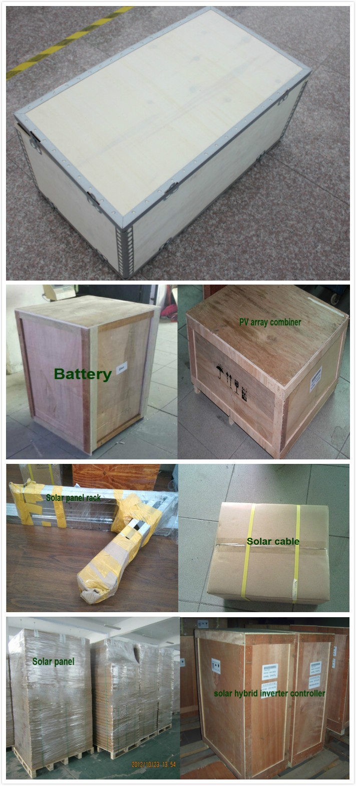 Plywood box packing view 2