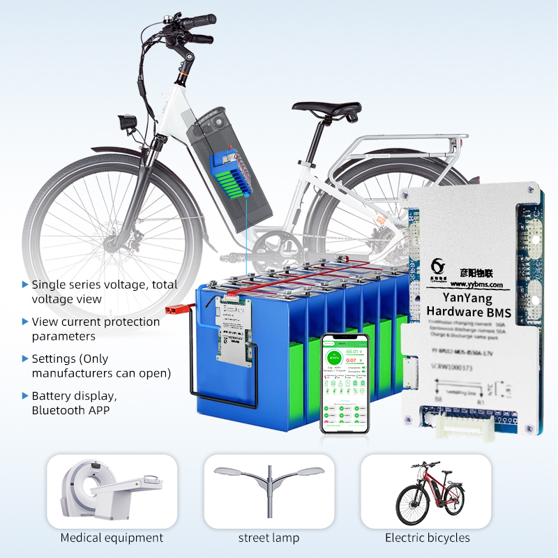 Yanyang 18650 Li-ion 48V 40AH BMS Management System Board 14S NCM Lithium Solar Battery Cell 50A 40PCB/PCBA FR-4 Material