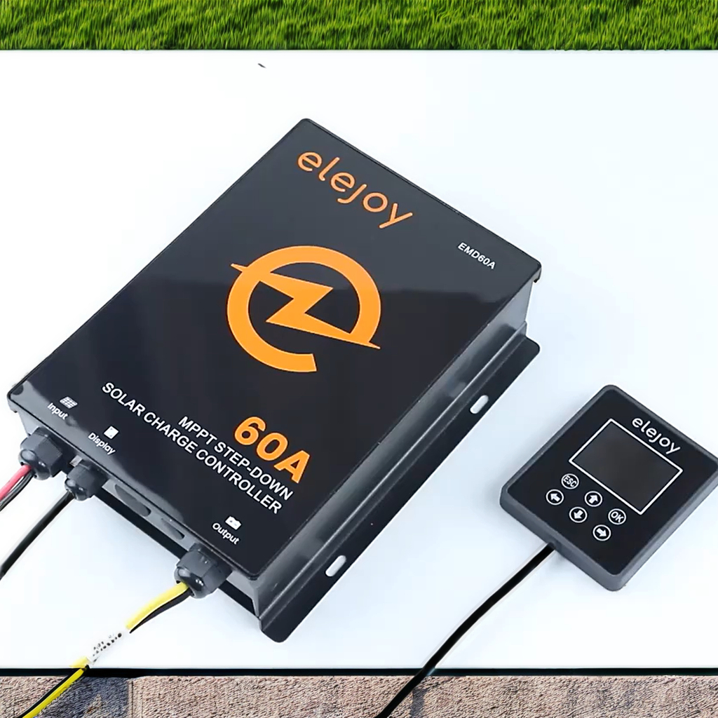 CE Rohs FCC Certified EMD60A 2700W Adjustable MPPT Solar Charge Controller 12/24/36/48V 99% LCD Display 50A/60A Smart Buck Type