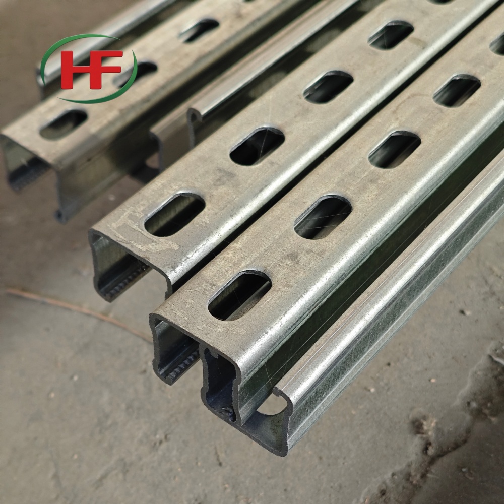 Factory Price Hot Dip Galvanized Photovoltaic Support Unistrut 41*41*2.0mm*10ft C Channel