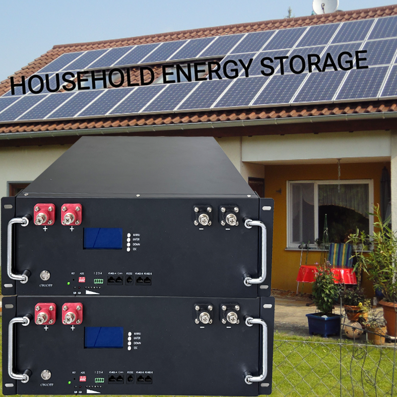 LiFePO4 Solar Split Rack-Mounted Battery Pack 51.2V 100AH/200AH 5~10 kWh off Grid Hybrid Grid Compatible