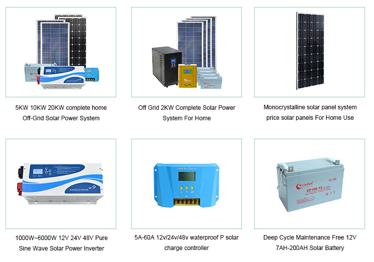 Related Solar Products Lineup