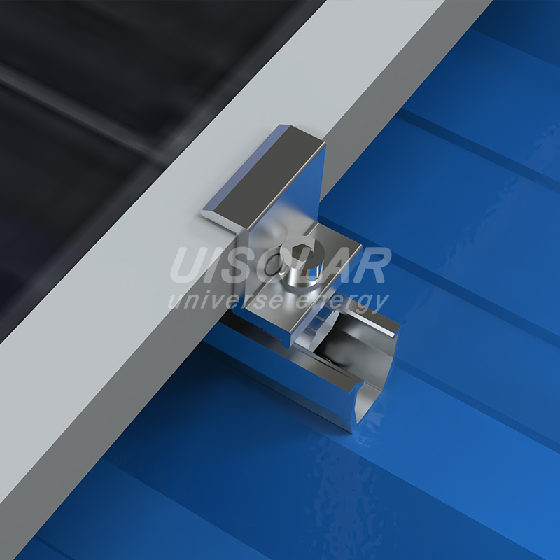 UISOLAR Wholesale Aluminum Solar Mounting Systems Solar Panel Mounting Clamp PV Solar End Clamp
