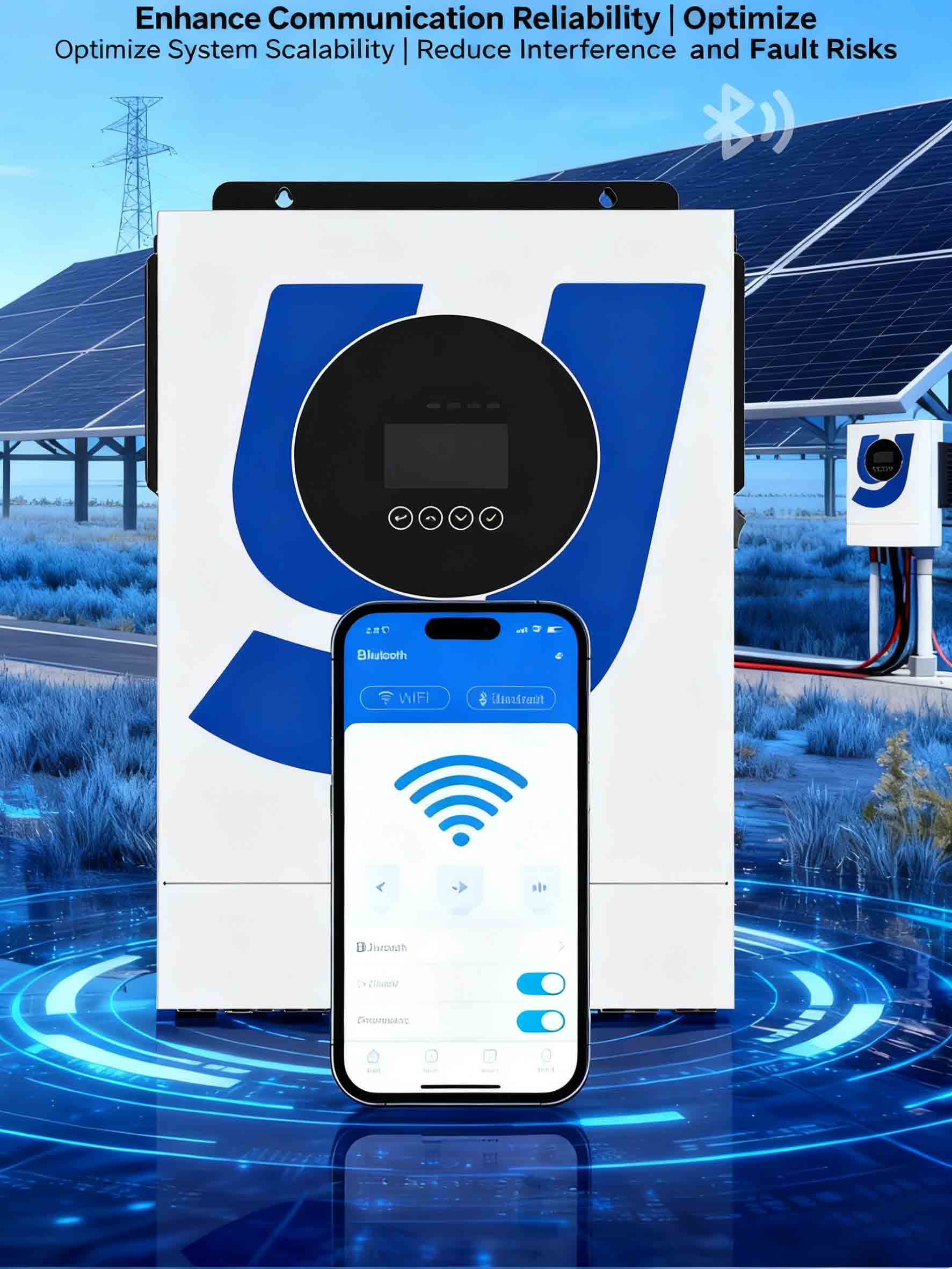 Quality on Off Grid Hybrid Inverter 7/8/10Kw High Efficiency Solar Inverter for Home and Privacy