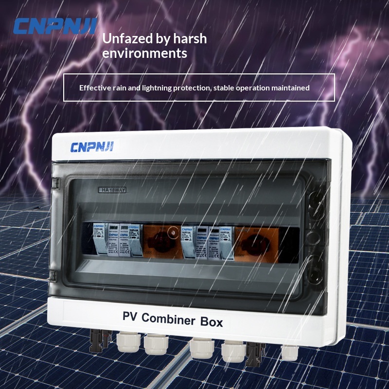 Other Photovoltaic Combiner Box 2 Input 2 Output DC500V Control Complete Set Surge Protection Multi-Circuit