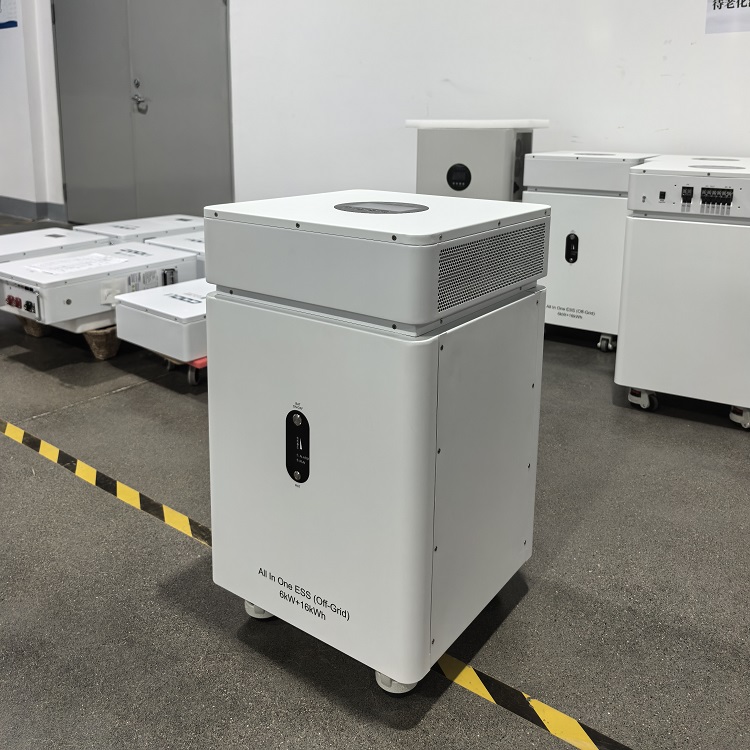 All in One Solar Power System 6kw Hybrid Grid Inverter 16kwh Home Energy Storage System Lithium Iron Phosphate Battery