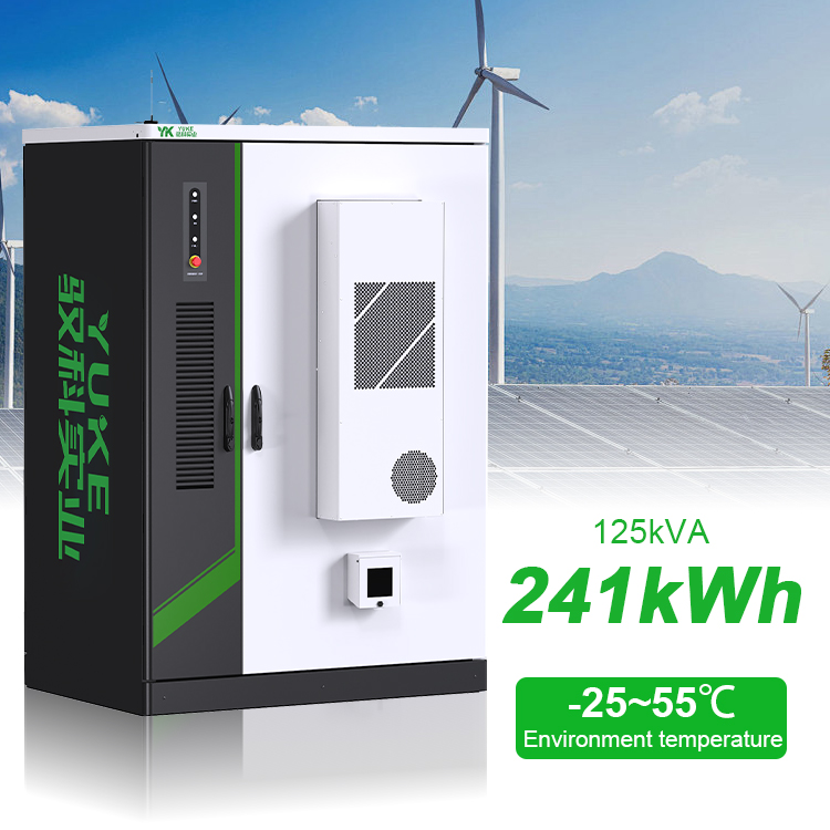 Built-in MPPT 125kW 241kWh All-in-One Off Grid Hybrid BESS Solar Energy Battery Storage System
