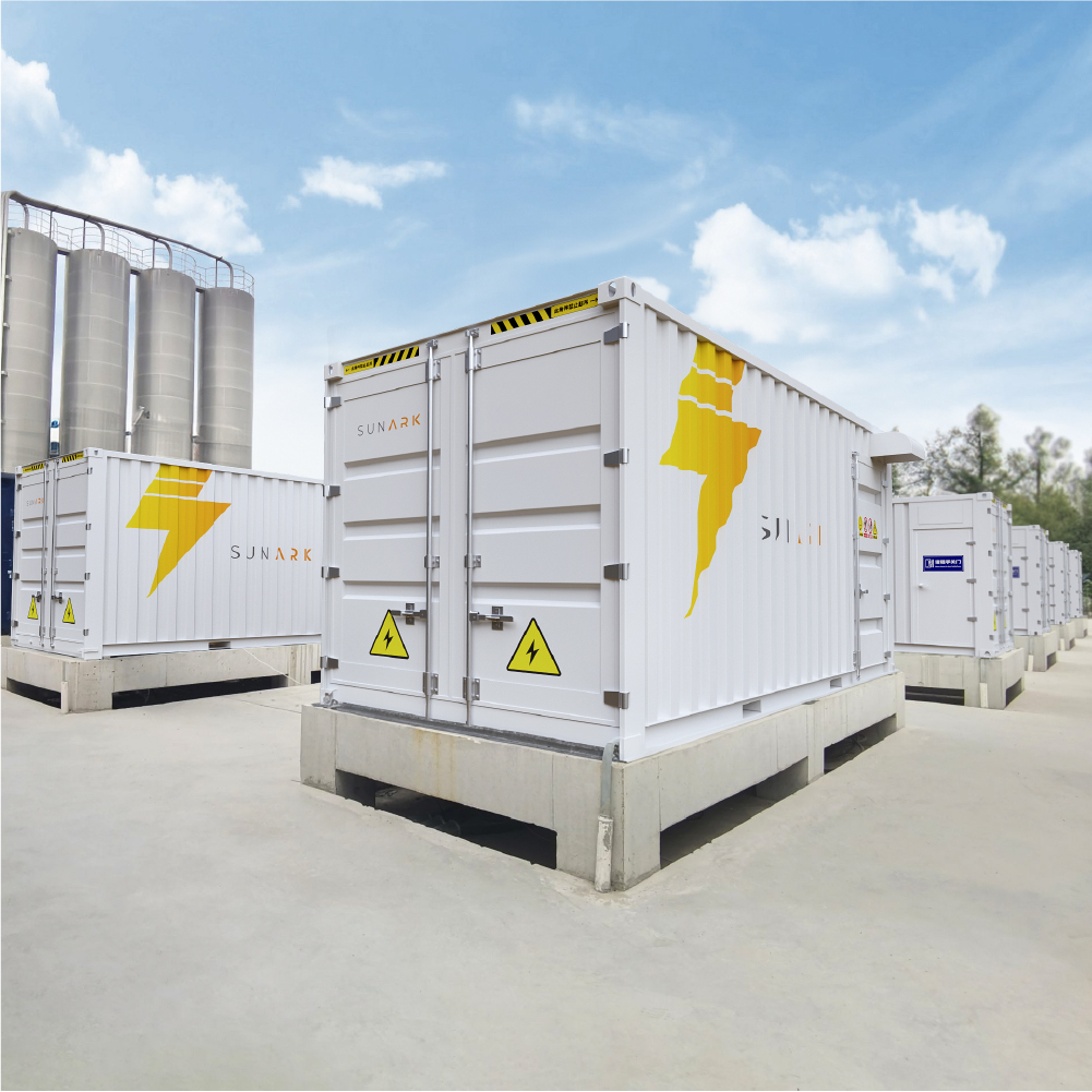 Sunark Lifepo4 Solar Battery Energy Storage System 100Kwh 215Kwh 500Kwh 1Mwh Bess Container Bms Battery Management System