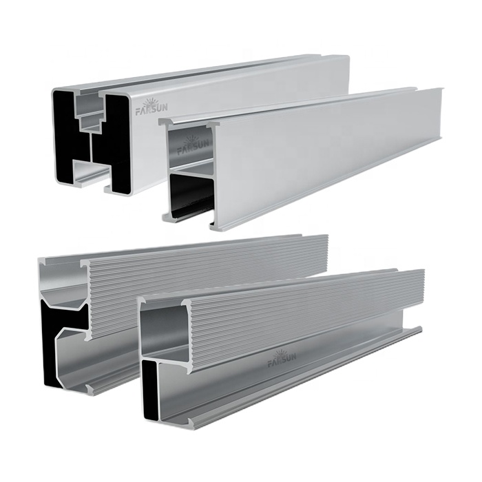 FarSun Solar PV Rail Mounting Aluminum Profile Solar Structure Rail