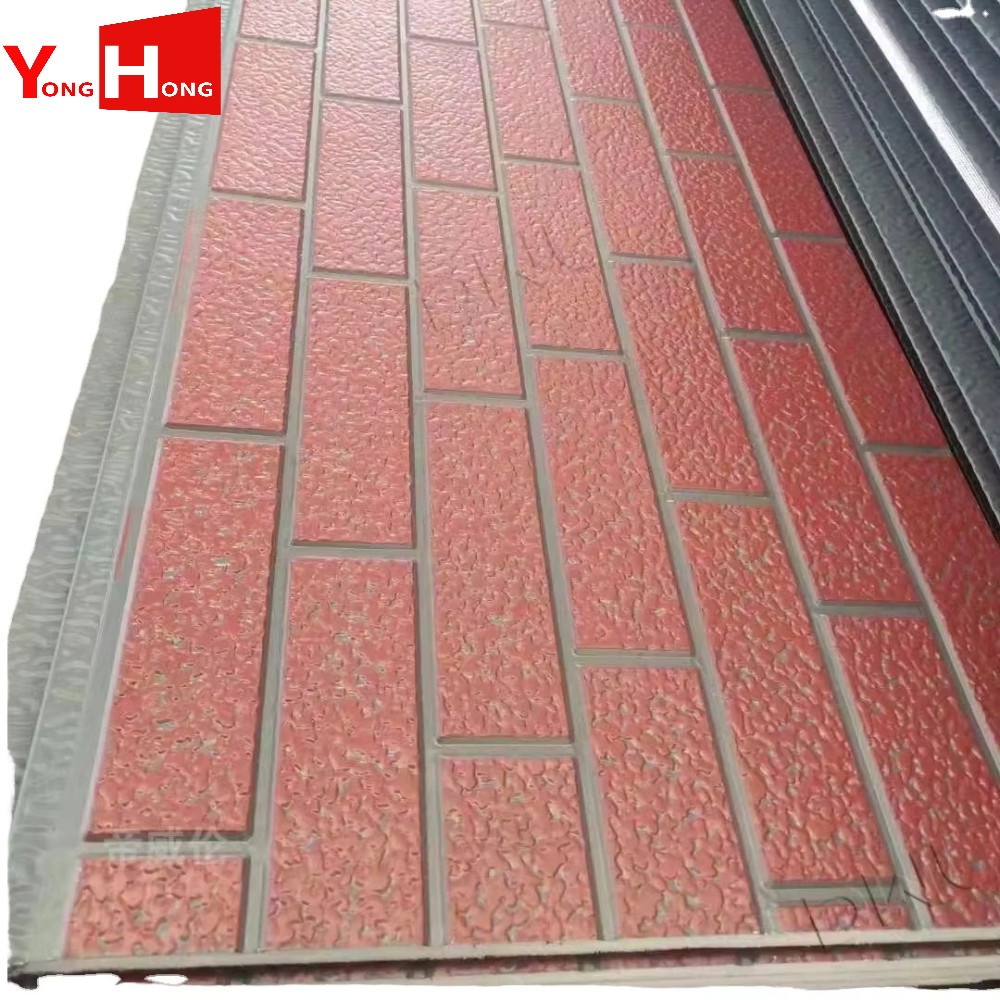 EPS Facade Freezer Soundproof Metal Sandwich Wall Panels for Cold Storage Room