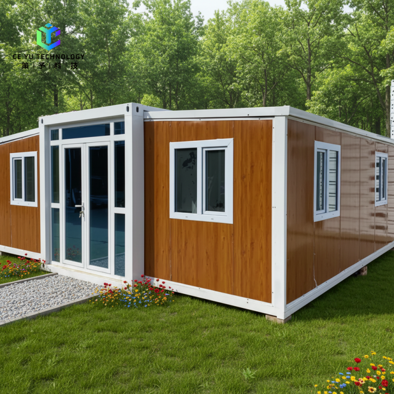 Customizable Breathable Modern Expandable Container House Sandwich Panels For Hotels Restaurants Apartments | 3D Design Capable