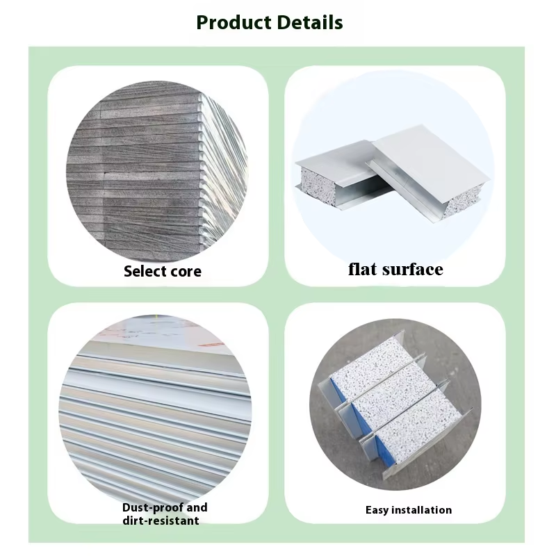 Silicon Rock Sandwich Panel Specifications Chart