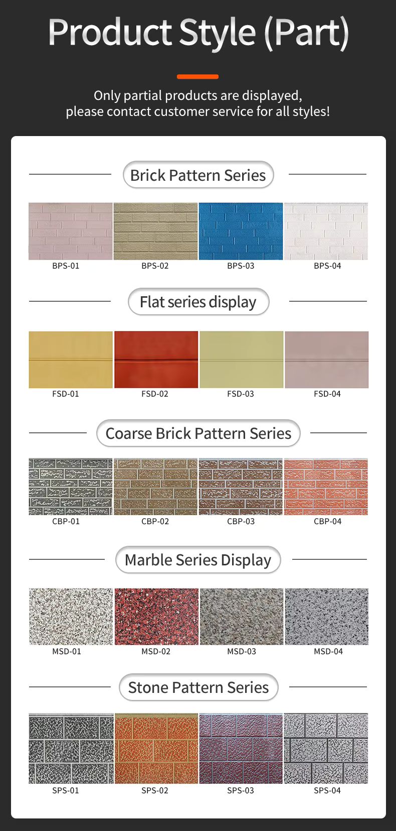 Modern Metal Facade PU Insulation Outdoor Warehouse Exterior Wall EPS Panels Sandwich Panel
