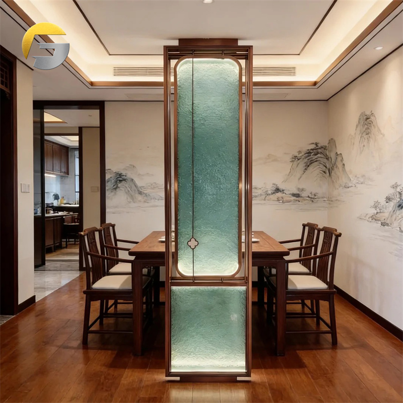 ZB2657 Custom Made Stainless Steel Privacy Screen Divider Partition for Office Interior Space