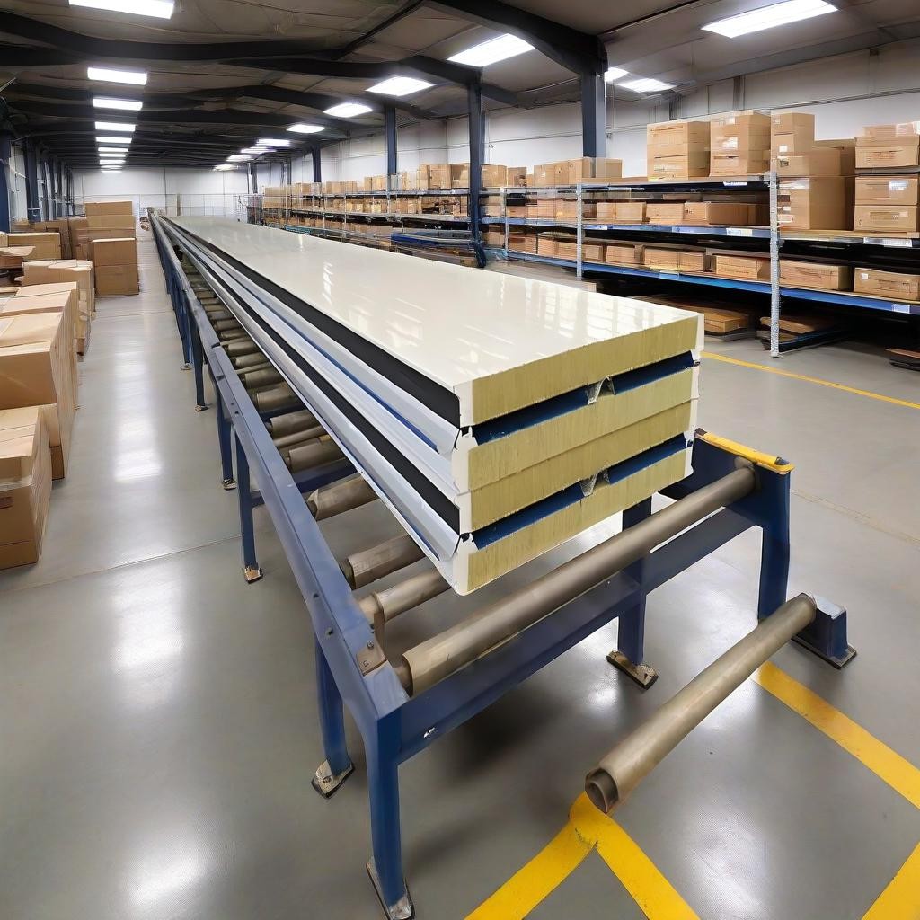 Thermal Acoustic Insulation Polyurethane/Rock Wool/Pir/Glass Wool/Eps Sandwich Panels Color Steel Roofing Panels