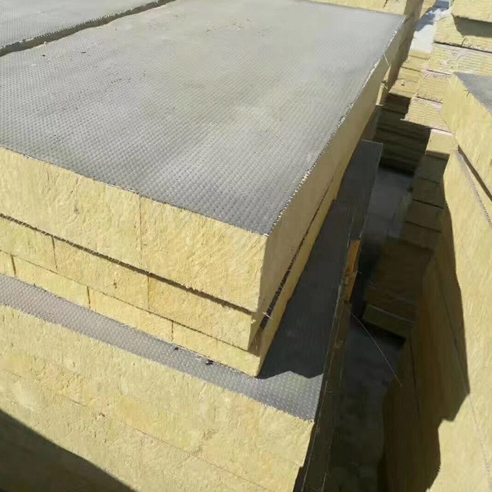 High Density Rockwool Sandwich Panels Plain Type Rock Wool Insulation 75mm Drywall Rock Wool for Sale
