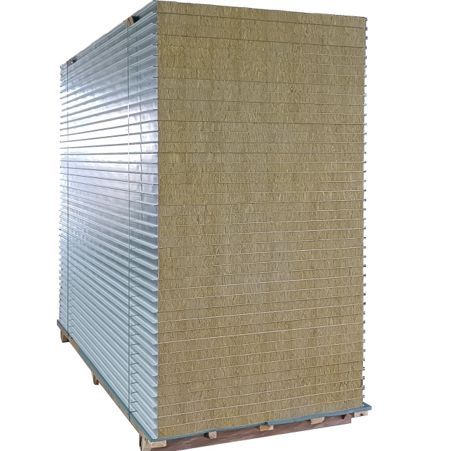 GMP Cleanroom Sandwich Panel for Hospital Pharmaceutical Clean Room, MGO Rock Wool Fireproof Wall and Ceiling Panel ISO7 ISO8