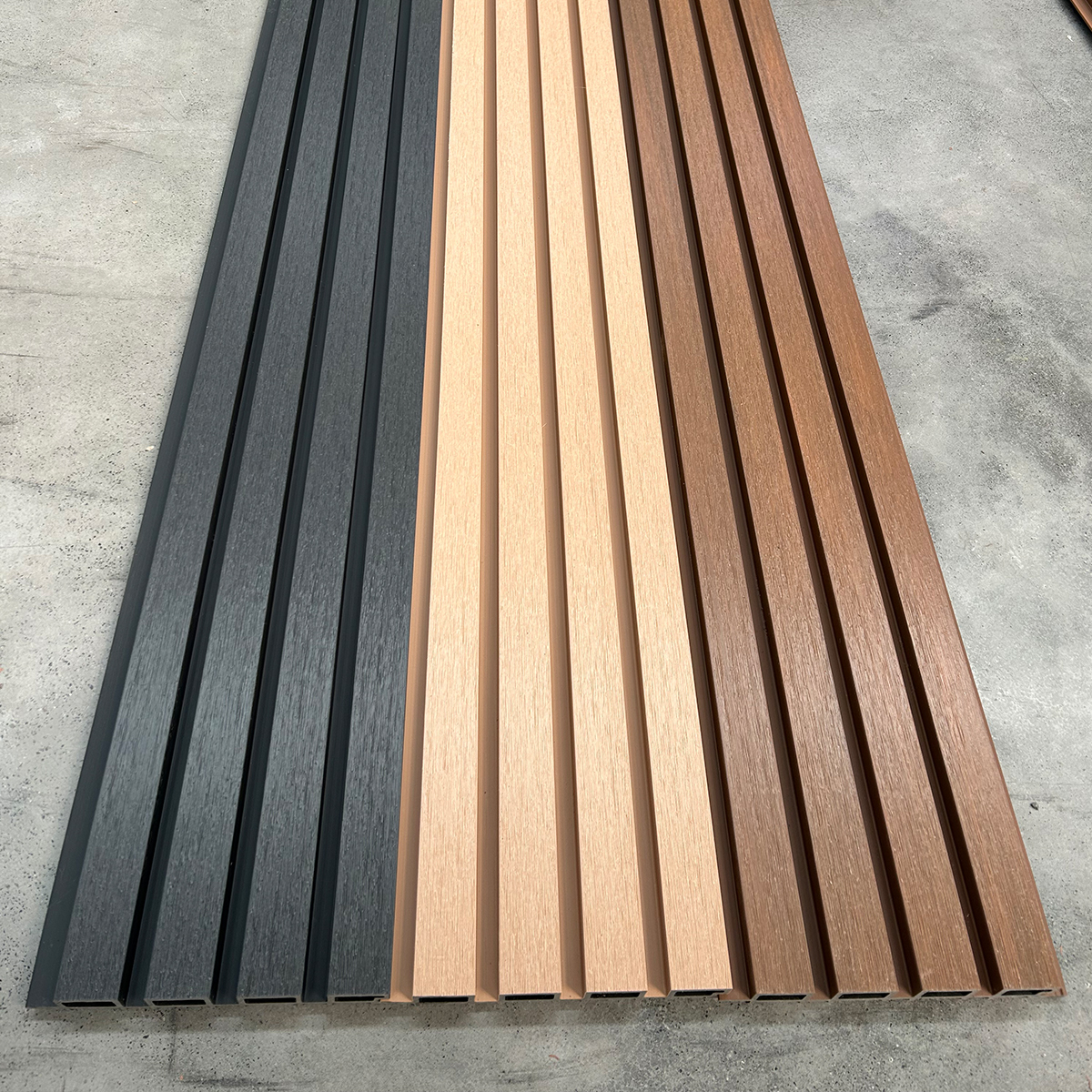 219x26mm Waterproof Bamboo WPC Outdoor Wall Panels UV Resistant Exterior Cladding for Hotel Projects