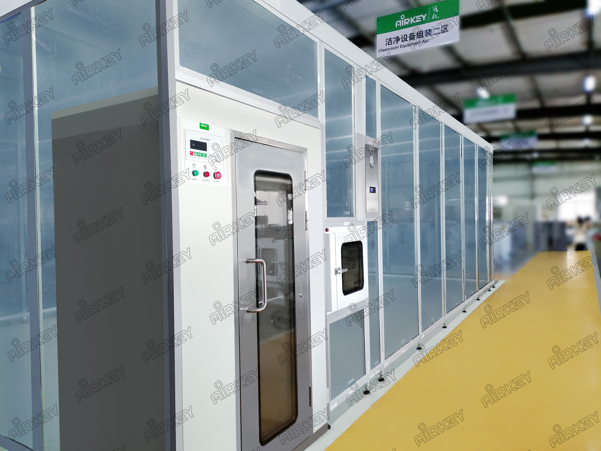 ISO8 GMP Standard Portable ModularClean Room Dust Free Cleanroom Soft Wall Clean Booth with Movable Wheels