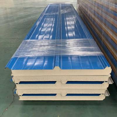 Thermal Acoustic Insulation Polyurethane/Rock Wool/Pir/Glass Wool/Eps Sandwich Panels Color Steel Roofing Panels
