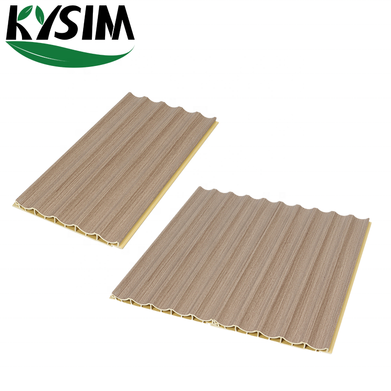 Decorative PVC Industrial Wpc Co Extrusion Great Wall Cladding Panels Outdoor Insulation Composite Cladding