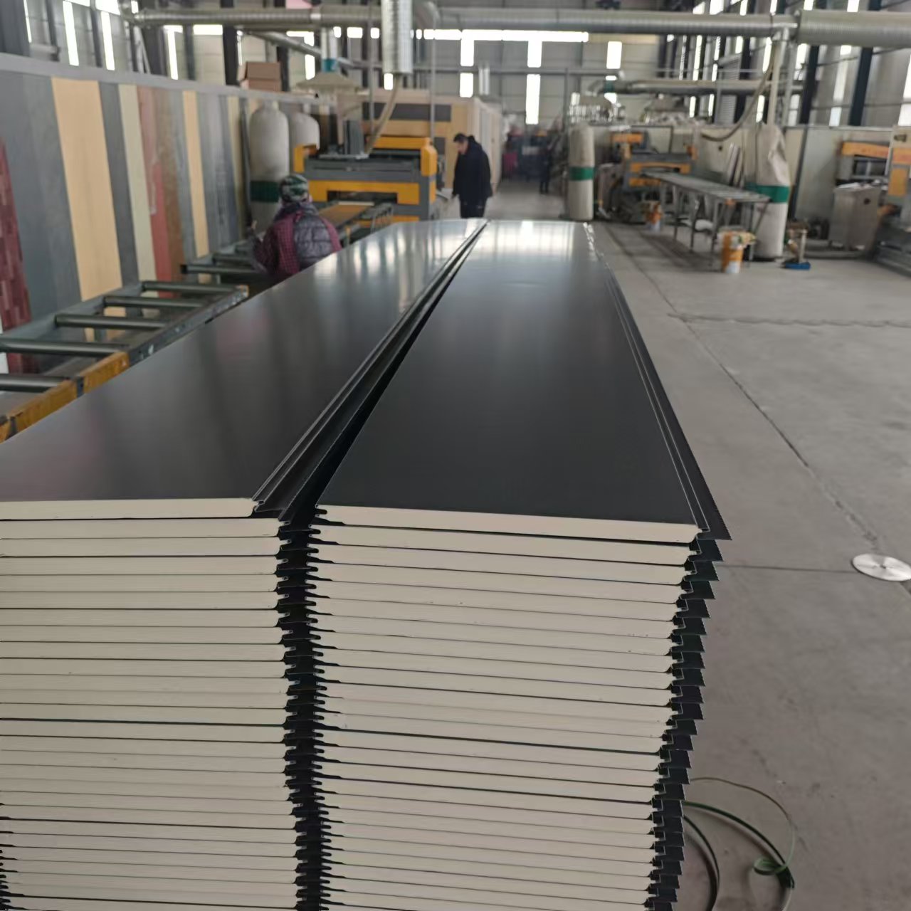 Steel EPS Core Structural Insulated Wall Panels Polyurethane Exterior Wall Insulation Sandwich Panel Siding Metal Exterior Wall