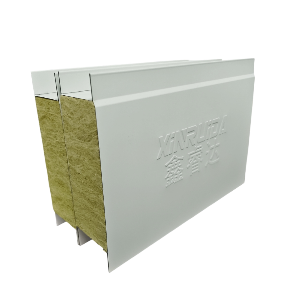 50-100mm Thickness High Density Rock Wool Sandwich Panels with Dust-proof Cleanroom Panel for Clean Room Wall