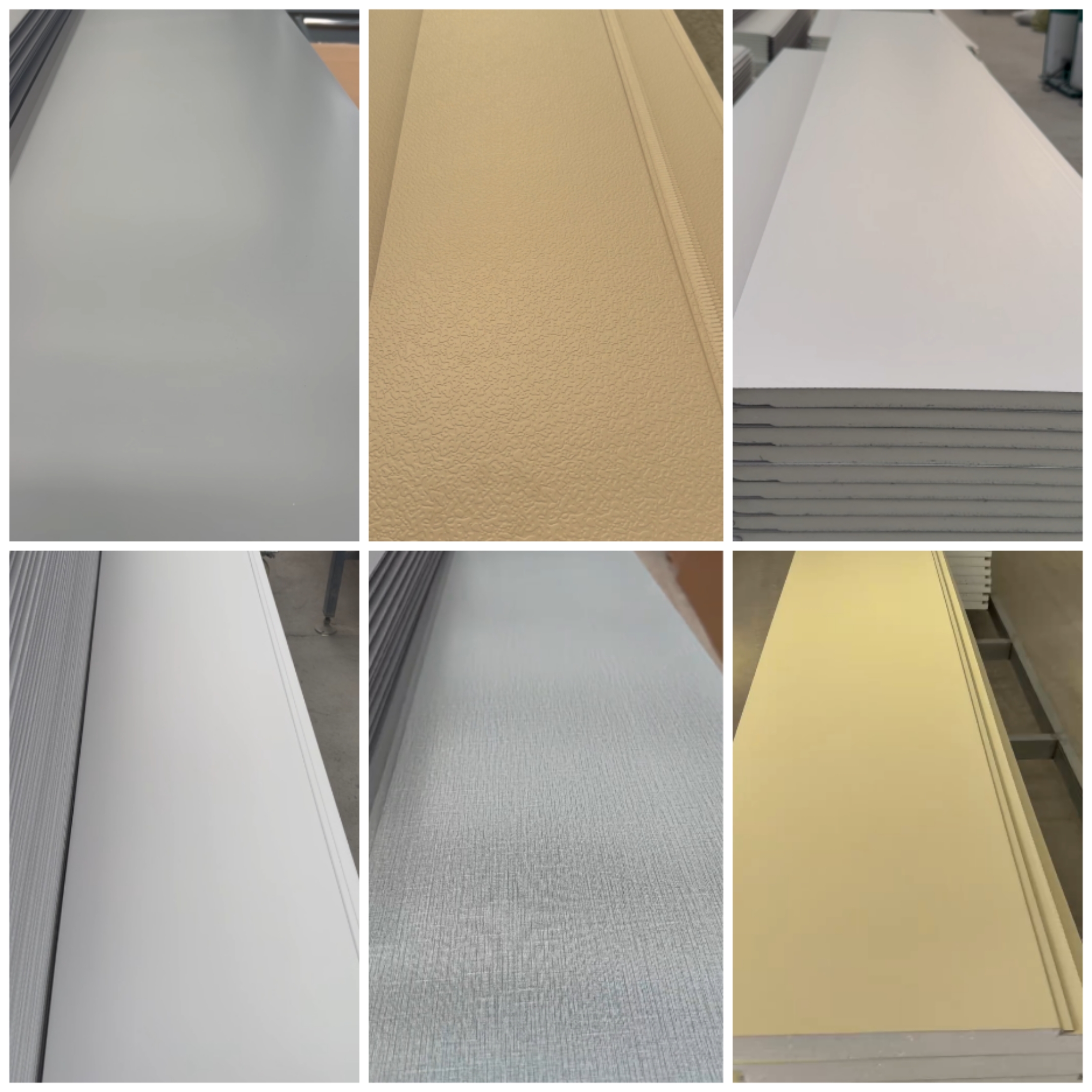Eco Recyclable Solid Smooth Metal PU Sandwich Panel Energy Saving Thermal Insulation Wall Siding For Green Low Carbon Projects