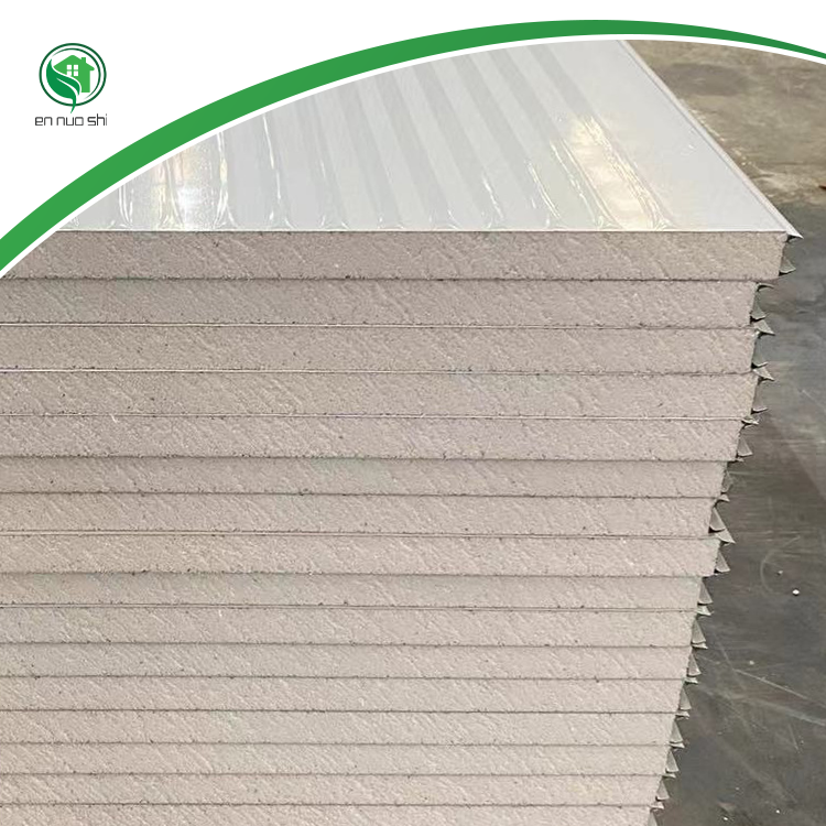 Modern Wall Panels EPS Metal Sandwich Panel Roof Exterior Wall Fence Building Construction Fire Resistant Eco-Friendly Outdoor
