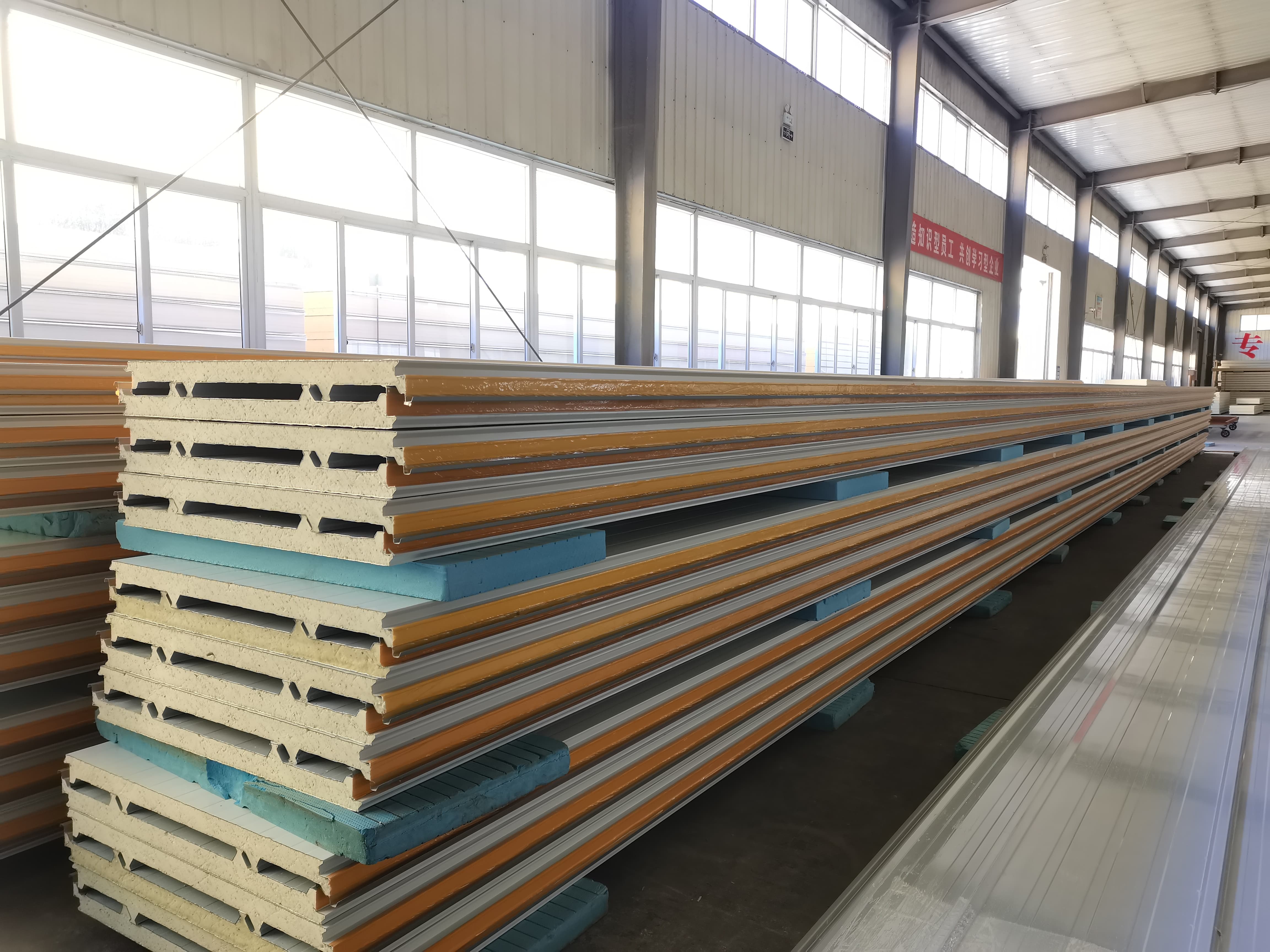 3D Model Design EPS Sandwich Panels Rock Wool Sandwich Panels Sandwich Wall Panels Exterior