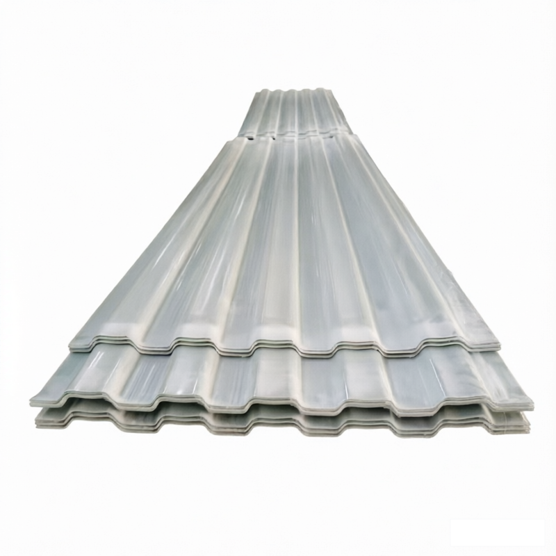 3mm Thickness FRP Corrugated Sheet Anti-Corrosion UV Resistant For Roof Sheeting