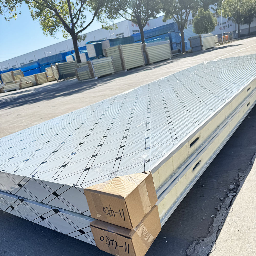 Factory Directly Supply 10cm 15cm 20cm PUR PIR PU Wall Sandwich Panels For Cold Rooms Polyurethane Panel For Warehouses