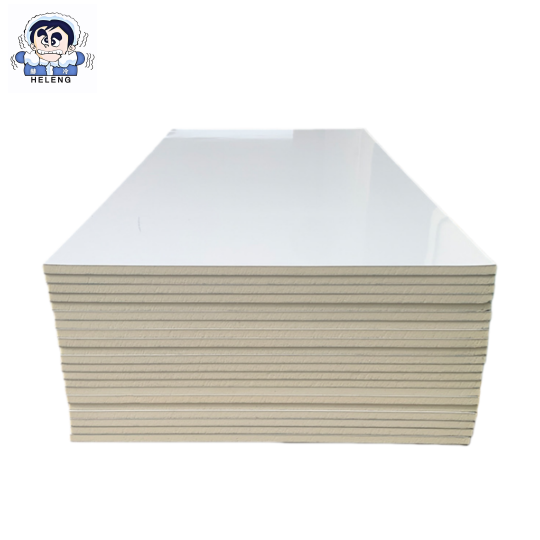 High Density PU Insulated Panels - 40kg/m&sup3; Core Density For Cold Storage