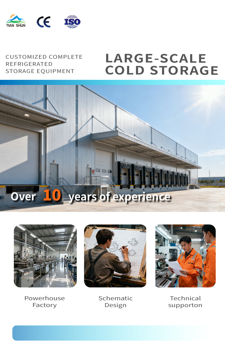 Manufacturer Customized Large Cold Room Complete Cold Storage Project Cold Room