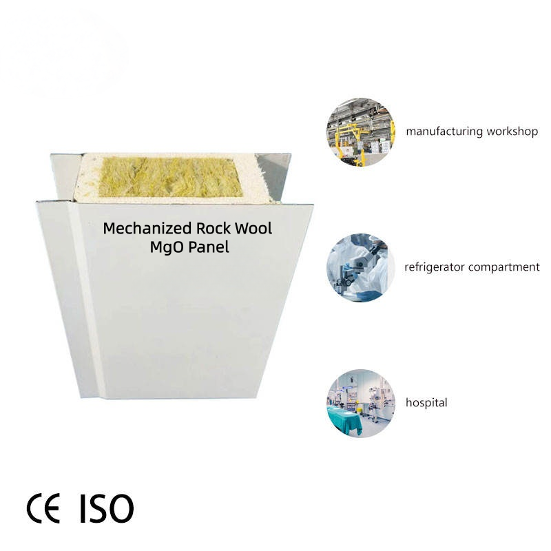 Hospital Fireproof Galvanized Steel Polyurethane Sandwich Wall Panel for Portable Cleanroom with Water Resistant Feature