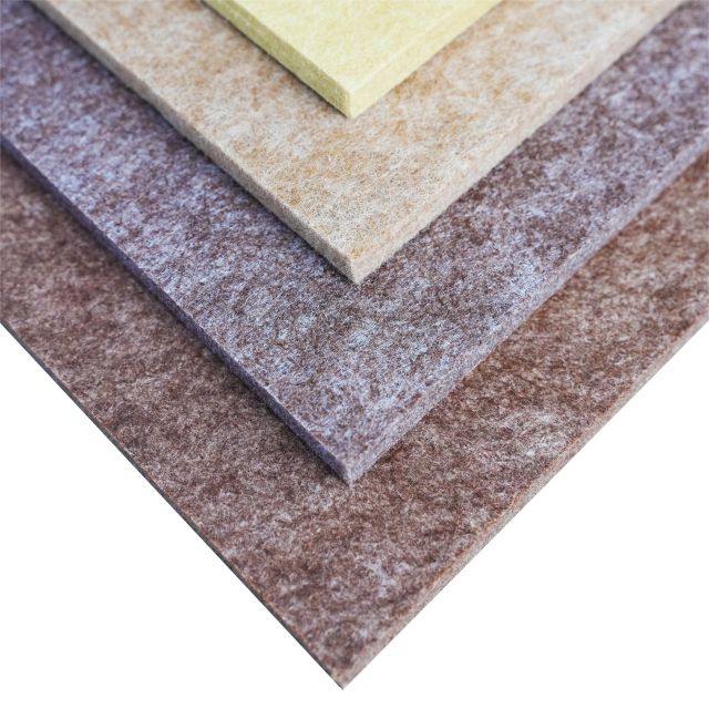 Fireproof 9mm 12mm 18mm High Density Soundproof 100% Polyester Sound Proof Wall Panel