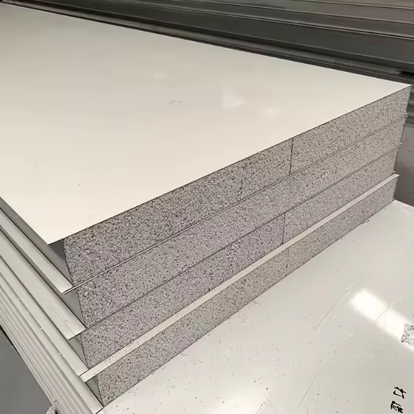 Modular Cleanrooms Sandwich Panel 50/100mm Construction EPS Rock Wool Fireproof Purification Board Prefab House ISO9001 CE