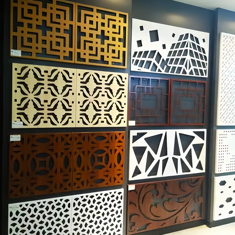 Modern Design Privacy Screen Perforated Metal Panels Decorative Steel Hotel Application Naview Aluminum Facade Cladding