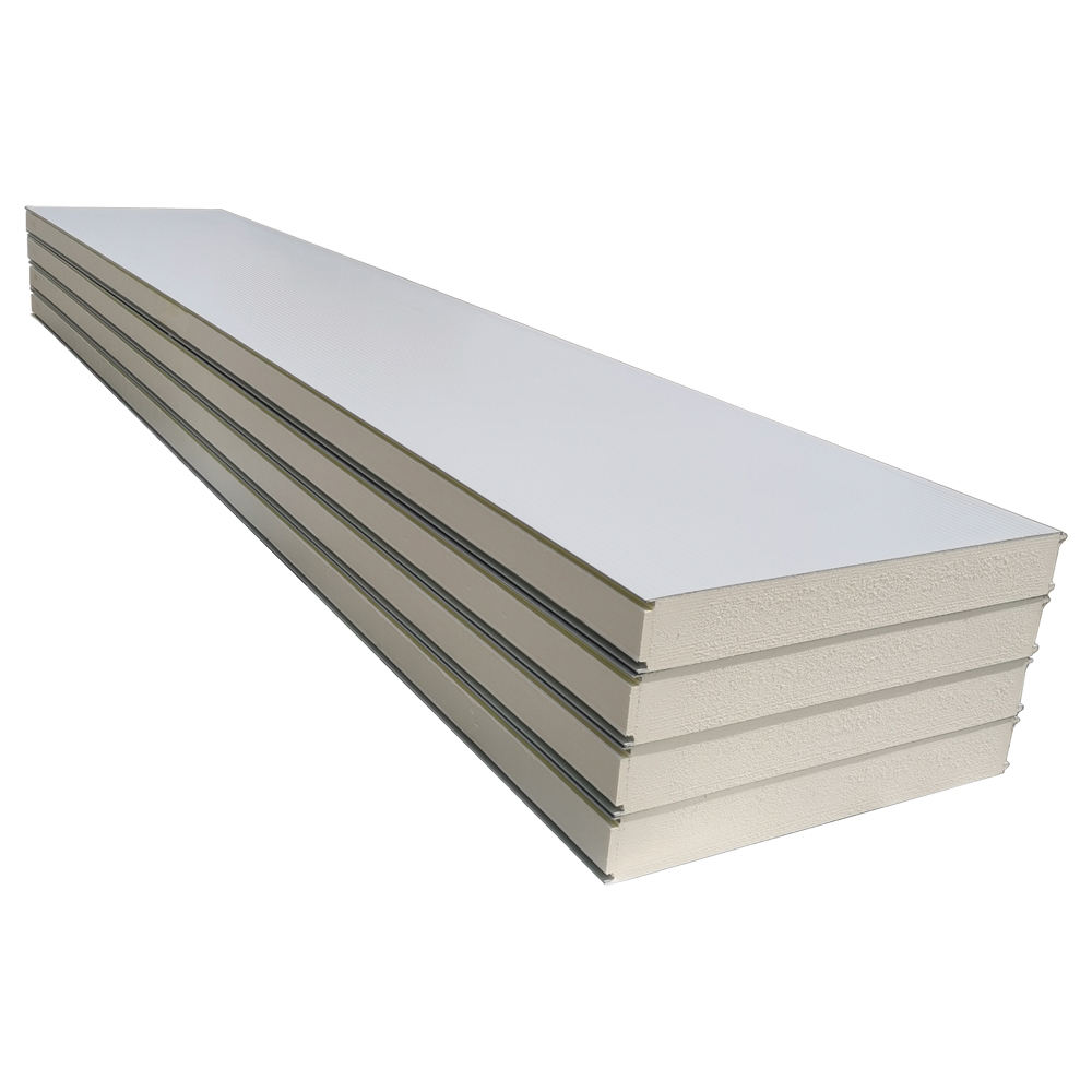 FR PU Heat Insulation Durable Exterior Wall Roof Panel Steel Sandwich Eco-Friendly for Freezer Storage Low-temperature Workshop