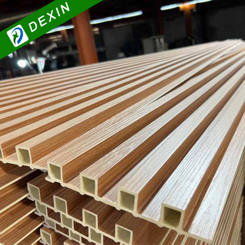 High Quality Eco-friendly Waterproof Fireproof Building Materials Indoor Use Decorative Wood Plastic Composite Wall Panel 5 Year