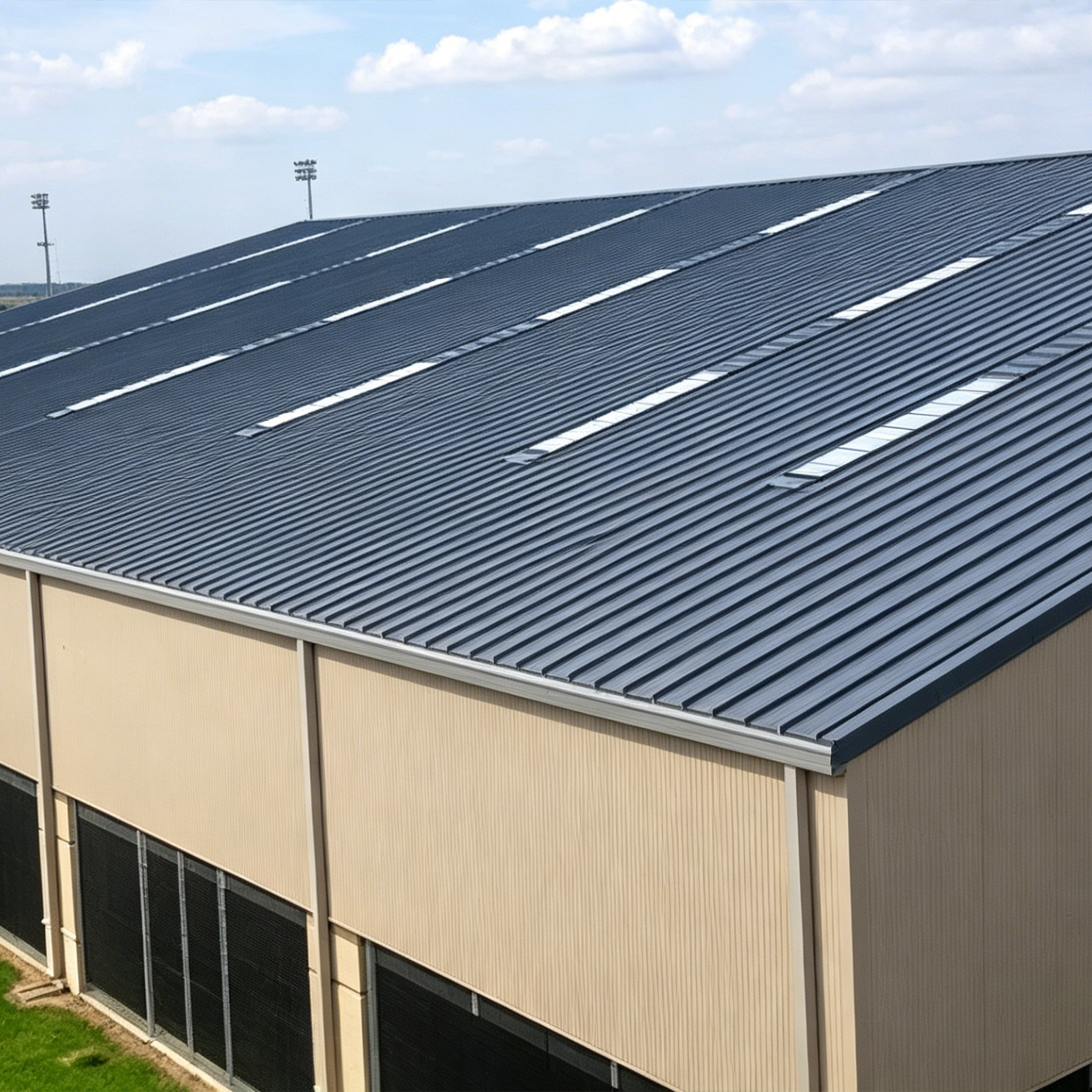 GUANGQIA Insulated Polyurethane Sandwich Panels Waterproof Fire-Rated Aluminium Sandwich Roofing Panels
