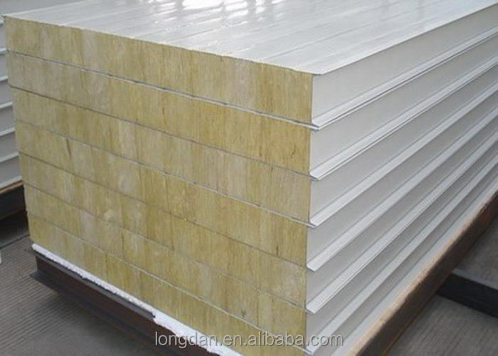fire rated rock wool sandwich panels for modular house