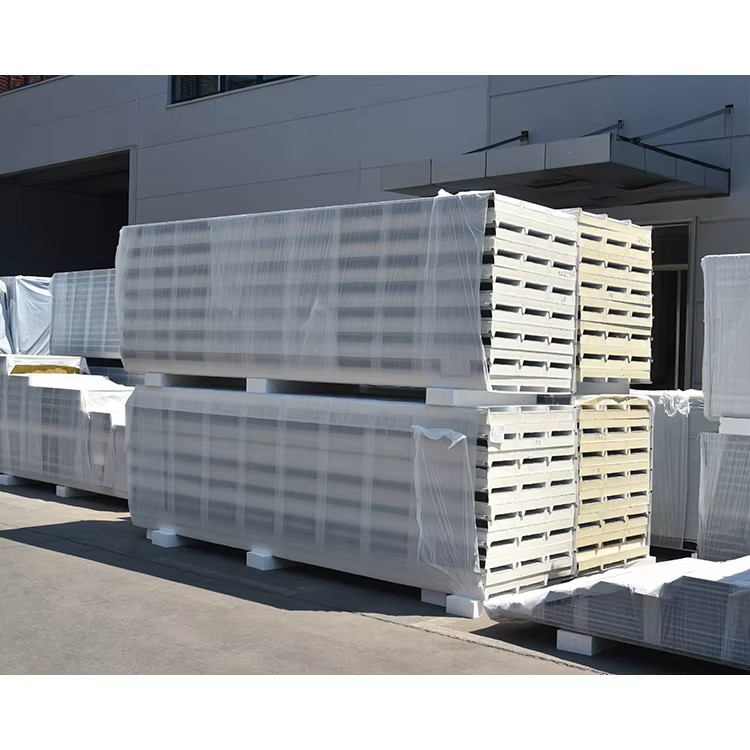 Exterior Wall Building Facade Cladding Waterproof Windproof Thermal Insulation Fireproof Steel Modern Eco-friendly Warehouse