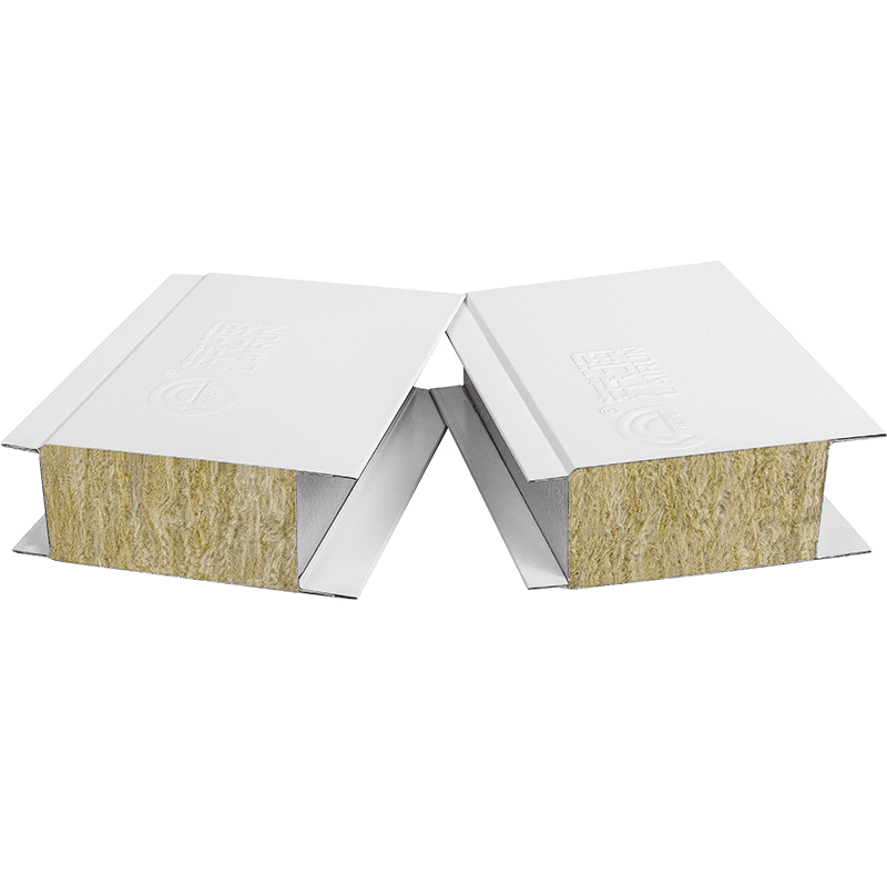 Rock wool sandwich panel structural display 2