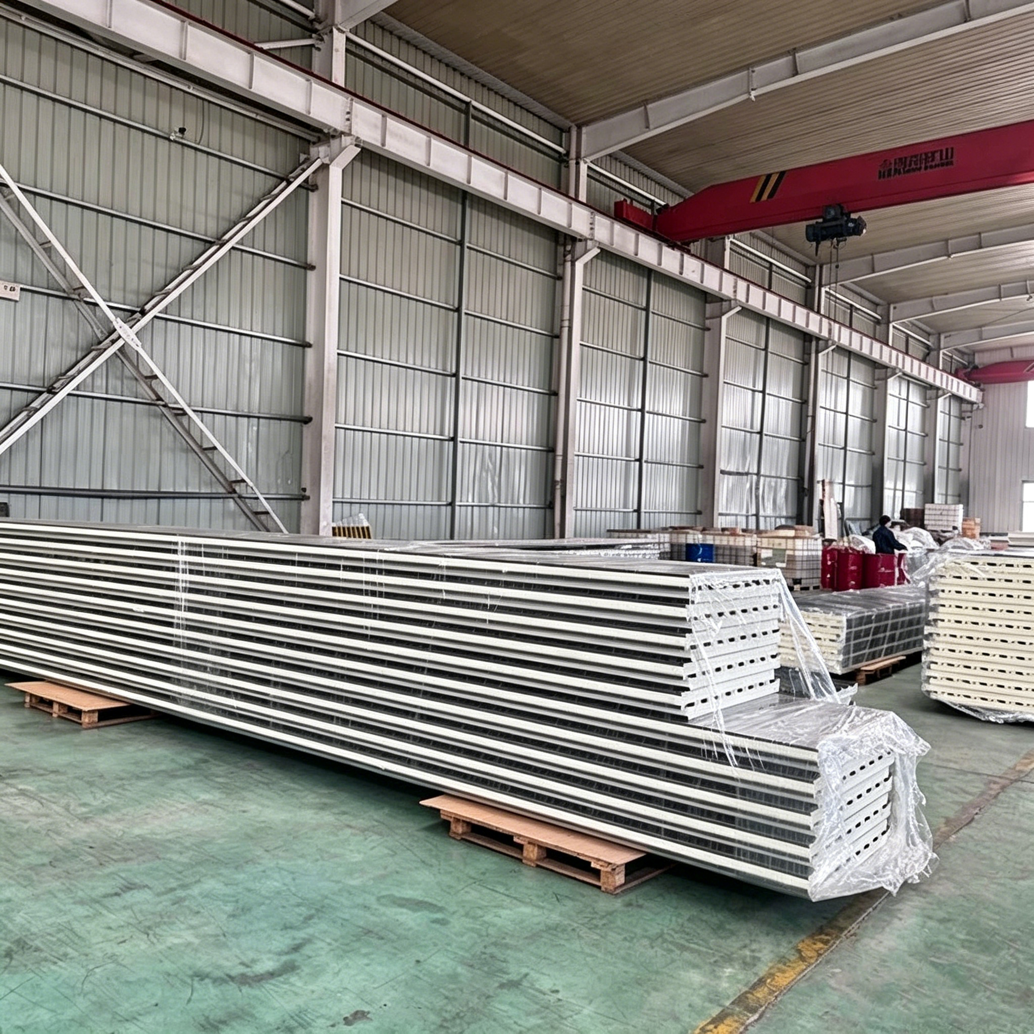 GUANGQIA Waterproof Heat Insulation Aluminum Roof Panel Custom Easy Install Aluminum Sandwich Panels for Roofing
