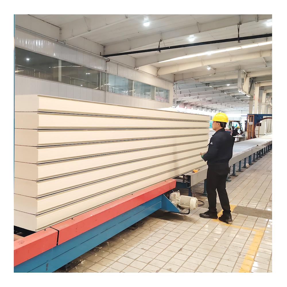 Wholesale Price in Stock Fast Delivery 50~300mm Customized Thickness Cold Room Storage PIR PU EPS Sandwich Panel