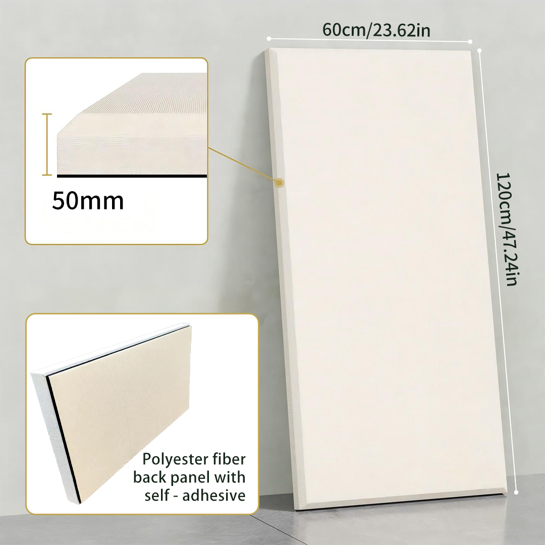 Modern Acoustic Fiberglass Soundproof Wall Panels With 3D Model Design For Home Theater And Bedroom