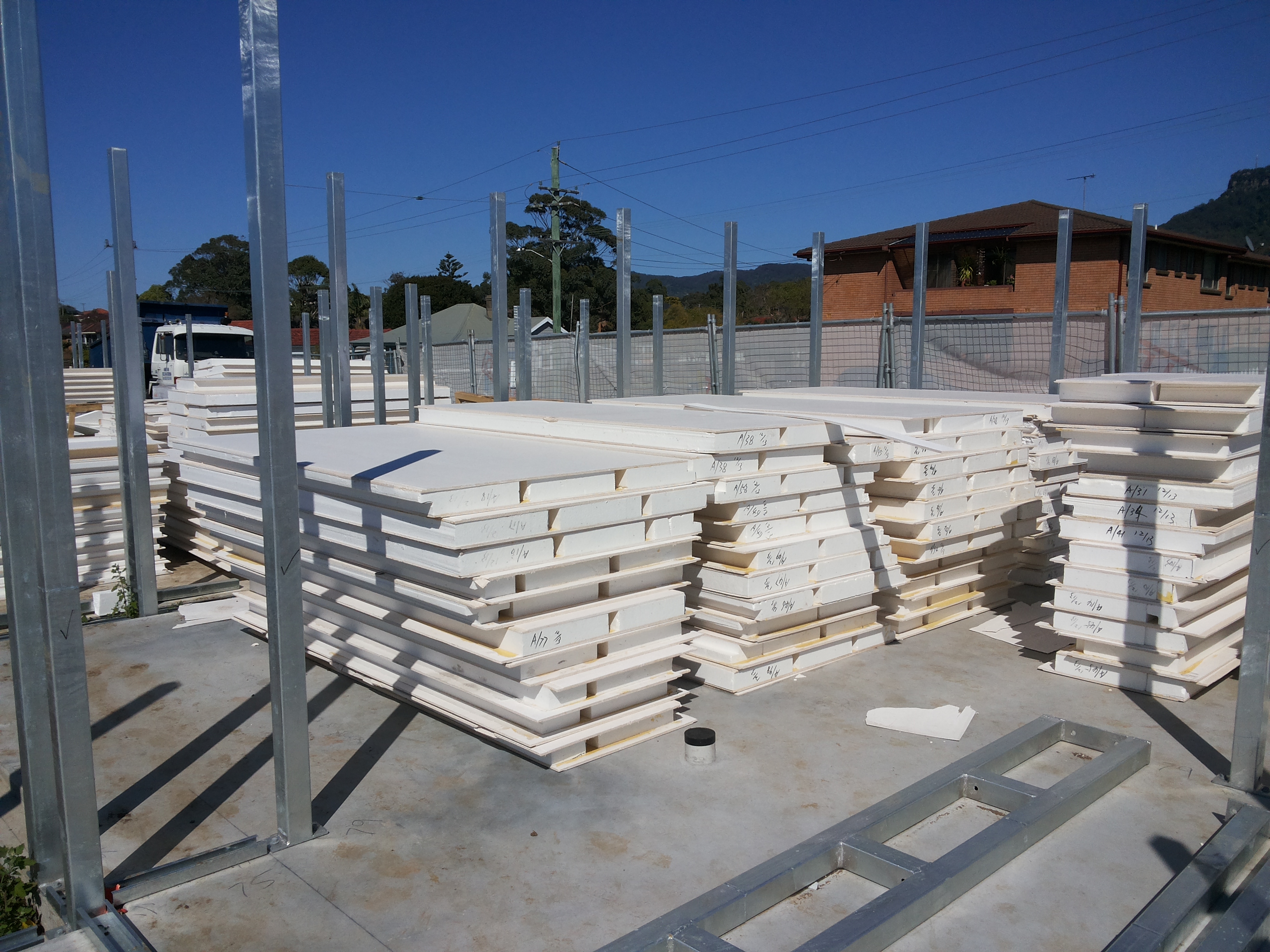Fireproof Mgo SIP Panels with EPS/EPS/PU/Phenolic Core Magnesium Oxide Sandwich Boards for Portable House