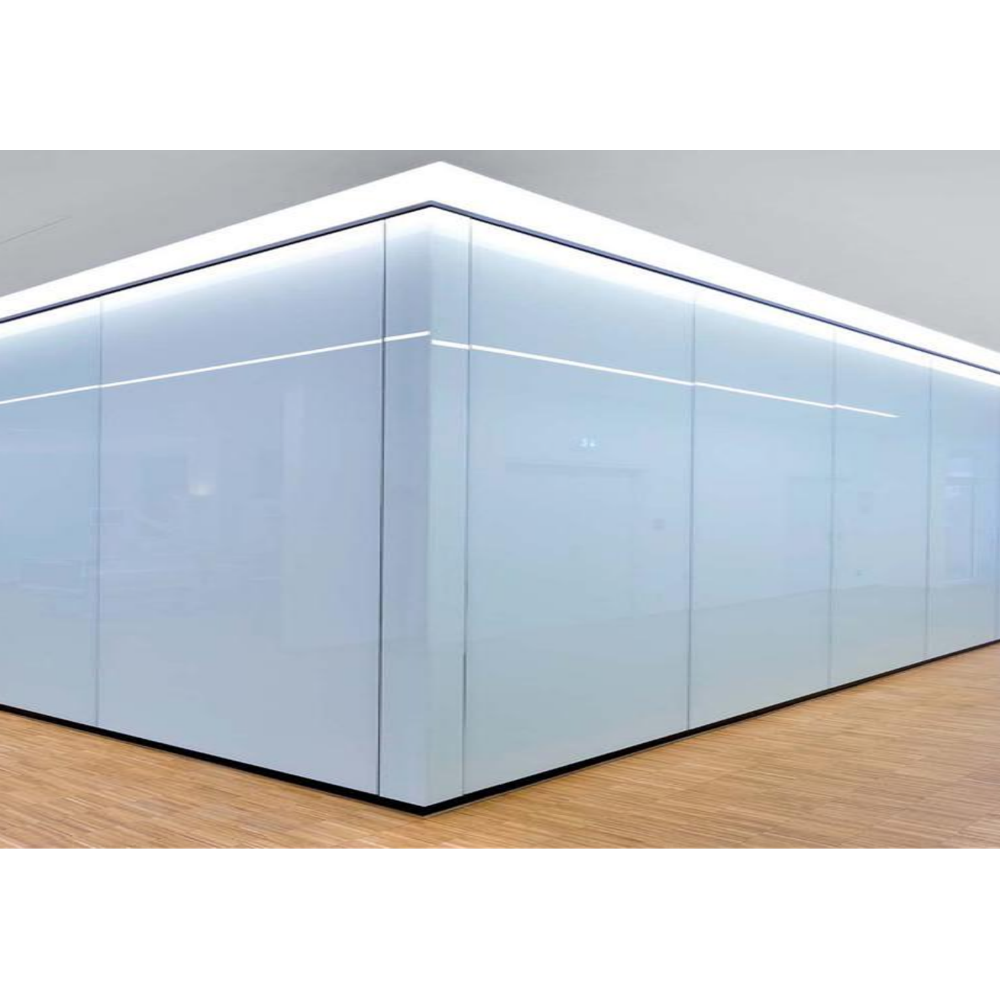 Metallo-Double painted glass partition