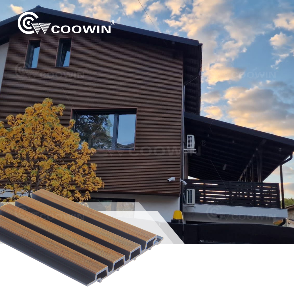 WPC Wall Panel PVC Co-extrusion Panels Waterproof UV-resistant Exterior Composite Outdoor WPC Wall Cladding